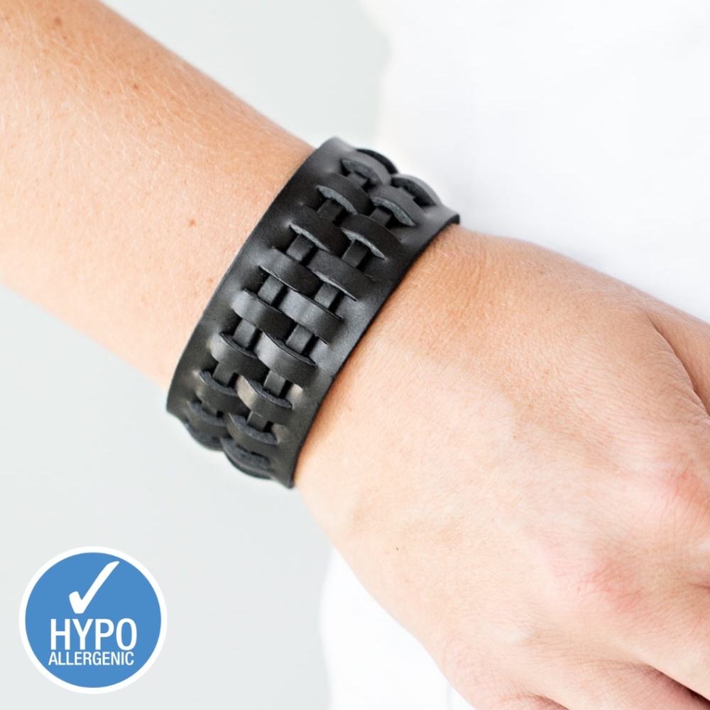 Black Leather Bracelet